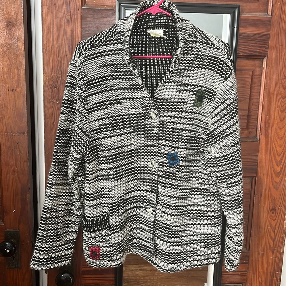 Play Alegre sweater jacket size M one of a kind!